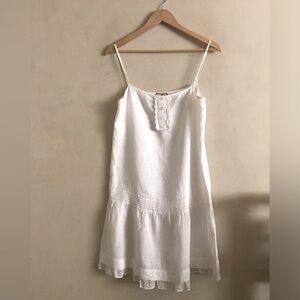 Juicy Couture White Linen Sun Dress